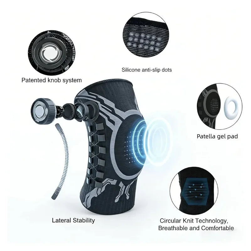 VELMU FlexDial™ – תומך ברך מתכוונן עם מנגנון כיוון מדויק