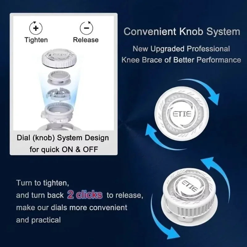 VELMU FlexDial™ – תומך ברך מתכוונן עם מנגנון כיוון מדויק