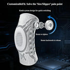 VELMU FlexDial™ – תומך ברך מתכוונן עם מנגנון כיוון מדויק