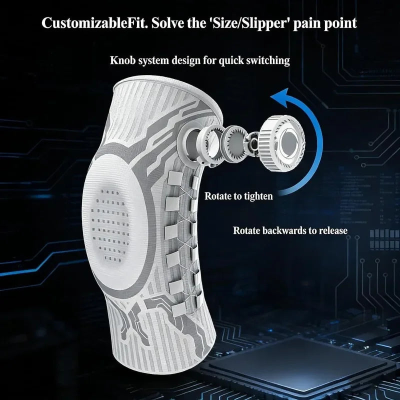 VELMU FlexDial™ – תומך ברך מתכוונן עם מנגנון כיוון מדויק
