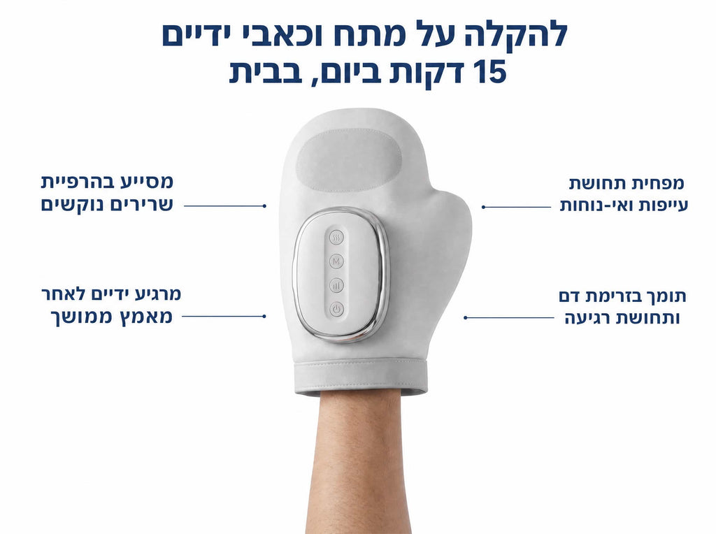 מכשיר עיסוי לכף היד